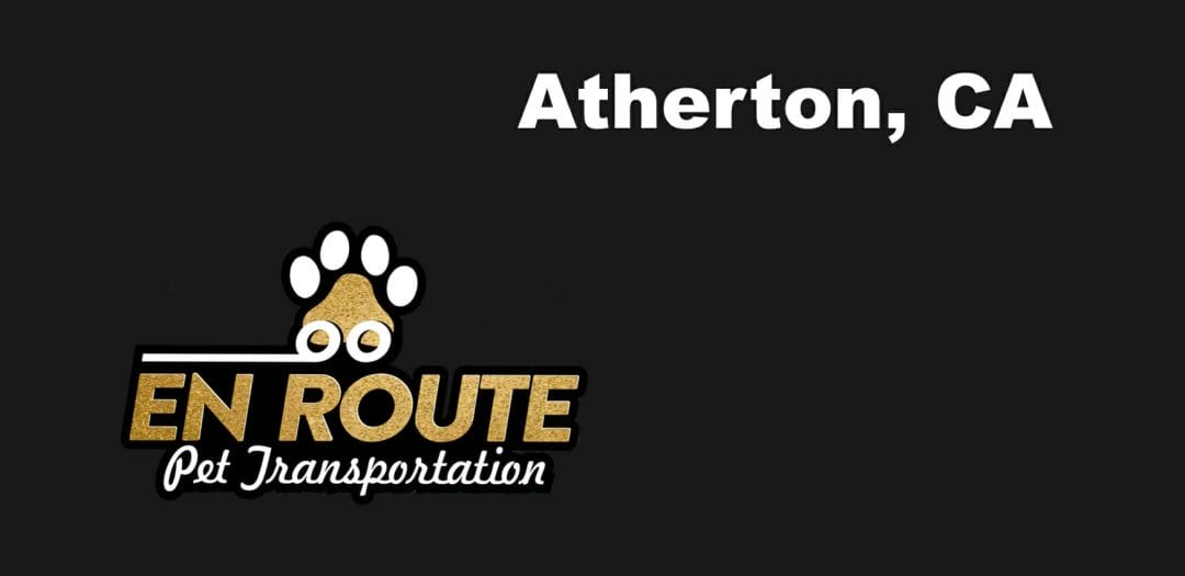 Best VIP private luxury pet ground transportation Atherton, California.