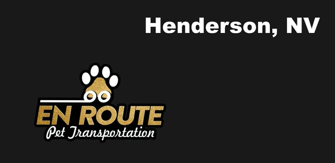Best private pet ground transportation Henderson, NV.