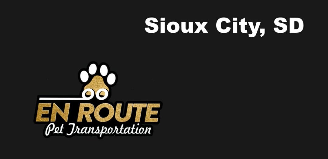 Best VIP private luxury pet ground transportation Sioux City, SD.